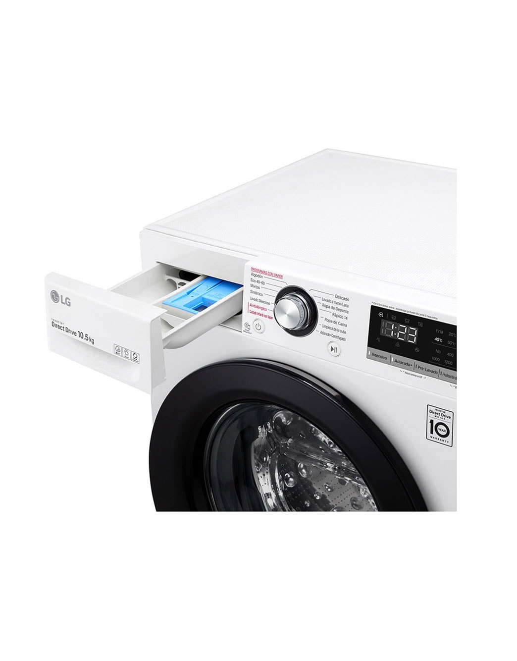 lavadora LG 10kg A+++ motor enverte de segunda mano por 250 EUR en  Xirivella en WALLAPOP