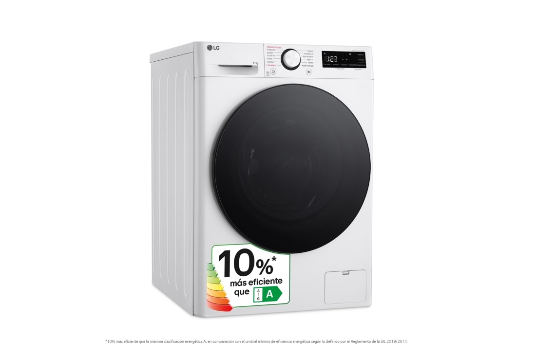 Comprar Lavadora 10kg , 1400rpm, Un 10% más eficiente que A, TurboWash  360º- Dosificador automático detergente - Tienda LG