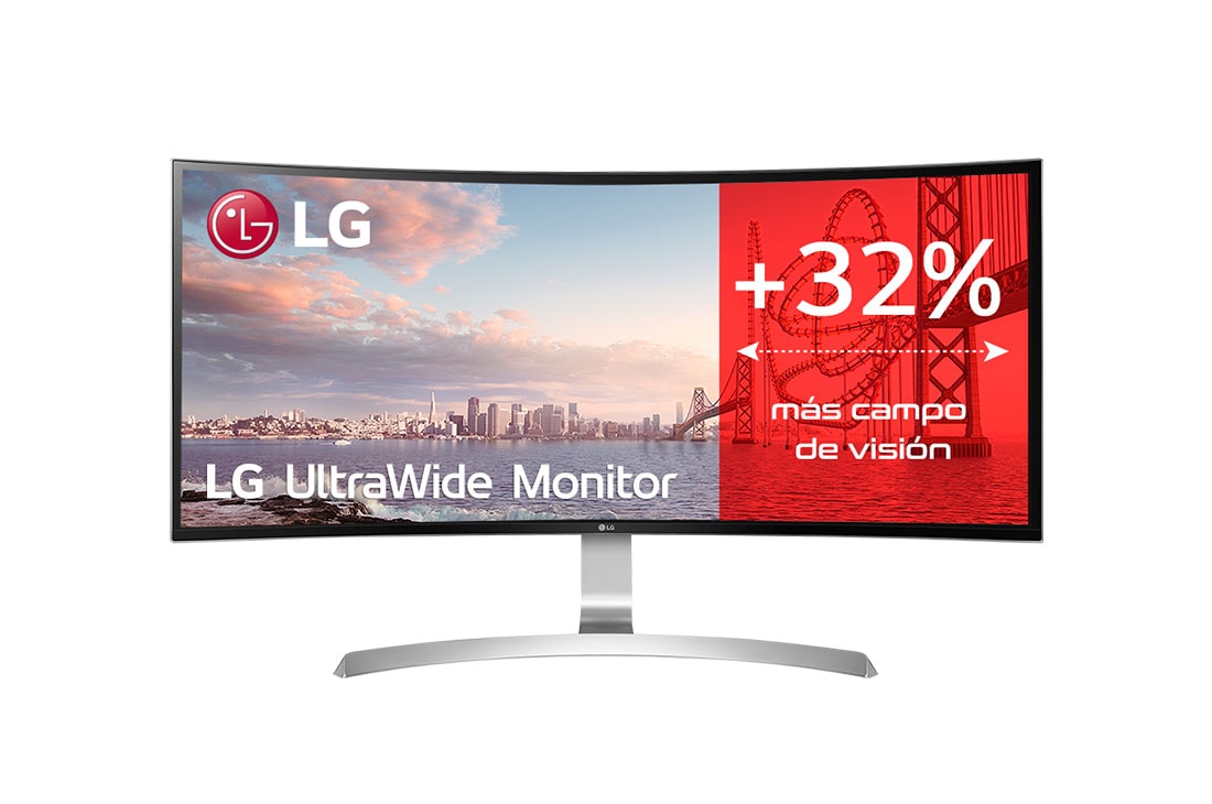 LG 34UC99-W - Mnt Panoramico multimedia (Panel IPS:3440x1440, 21:9, 300nit, 1000:1, sRGB>99%); diag. 86,6cm; entr.:HDMIx2,DPx1,USB-Ax2,USB-Cx1;altavoces, 34UC99-W