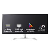 LG Monitor Ultrawide 34WK95U-W  de 86,4 cm (34 pulgadas) 5120 x 2160 con panel NANO IPS 21:9, G, 34WK95U-W, thumbnail 2