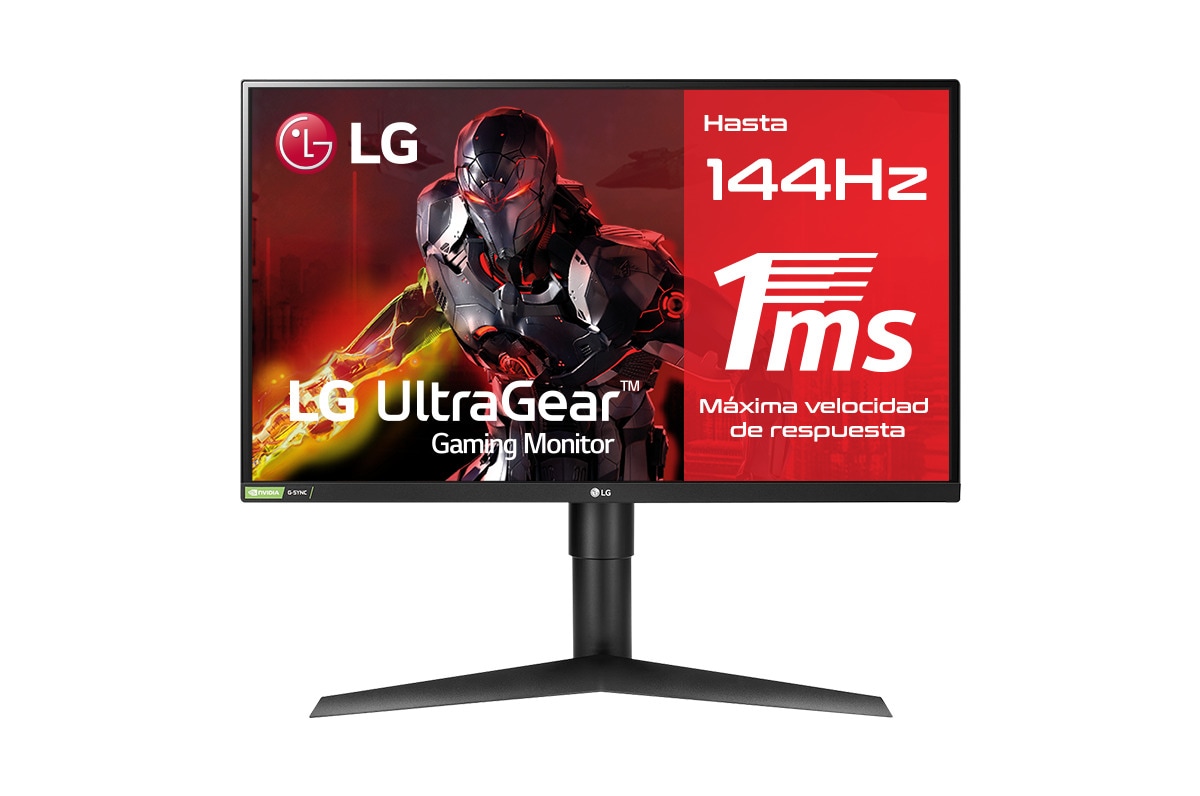 LG Monitor GAMING ULTRAGEAR 27GL850-B de 68,6 cm (27'') 2560 x 1440 (QHD)  con panel NanoIPS (AH-IPS) 16:9, G