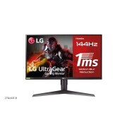 LG 27GL63T - Monitor dirigido a pro-Gamers (Panel IPS: 1920x1080p, 16:9, 400 cd/m², 1000:1, 144Hz, 1ms); entradas: DP x1, HDMI; RADEON Freesync 2, D, 27GL63T-B, thumbnail 1