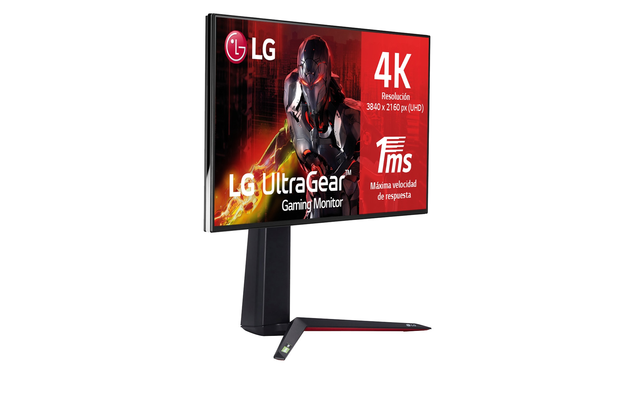 LG 27GN950-B - Monitor Gaming LG UltraGear (Panel NanoIPS: 3840x2160, 400nit, 1000:1, DCI-P3>98%, 1ms); diag. 68,47cm; entr.: HDMIx2, DPx1, USB-Ax3; AMD Freesync G-Sync Compatible, G, 27GN950-B, thumbnail 4