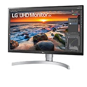 LG 27UN83A-W - Monitor 4K UHD LG UltraFine™ (Panel IPS: a 3840x2160, 350nit, 1000:1, sRGB >99%); diag. 68,4cm; entradas: HDMI x2, DP x1, USB-C™ x1, USB-A x2, G, 27UN83A-W, thumbnail 3