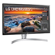 LG 27UN83A-W - Monitor 4K UHD LG UltraFine™ (Panel IPS: a 3840x2160, 350nit, 1000:1, sRGB >99%); diag. 68,4cm; entradas: HDMI x2, DP x1, USB-C™ x1, USB-A x2, G, 27UN83A-W, thumbnail 4