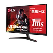 LG 32GN500B-AEU - Monitor Gaming LG UltraGear (Panel VA: 1920x1080p, 16:9, 300 cd/m², 3000:1, 165Hz, 5ms (MBR 1ms)); diag. 80,1cm; entradas: DP x1, HDMI x2; AMD Freesync Premium & G-Sync Compatible; Regulable en inclinación ; HDR10; marcos ultrafinos, F, Vista lateral de +15 grados, 32GN500-B, thumbnail 2