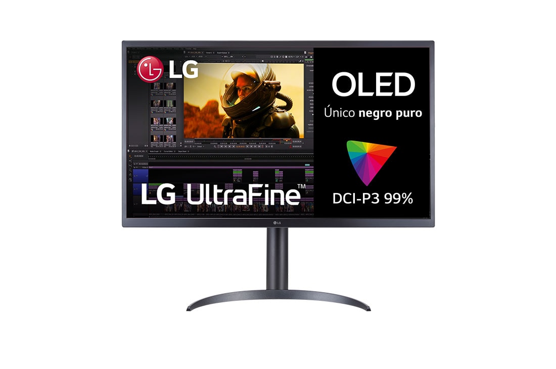 LG 32EP950 - Monitor LG UltraFine OLED (Panel OLED: 3840x2160, 16:9, 250cd/m2, 1M:1, 1ms, DCI-P3>99%, DisplayHDR™ 400 TrueBlack); diag. 80cm; entr: HDMI x1, DP x2, USB-C x1, USB-A x4., 32EP950-B