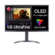 LG 32EP950 - Monitor LG UltraFine OLED (Panel OLED: 3840x2160, 16:9, 250cd/m2, 1M:1, 1ms, DCI-P3>99%, DisplayHDR™ 400 TrueBlack); diag. 80cm; entr: HDMI x1, DP x2, USB-C x1, USB-A x4., 32EP950-B, thumbnail 2