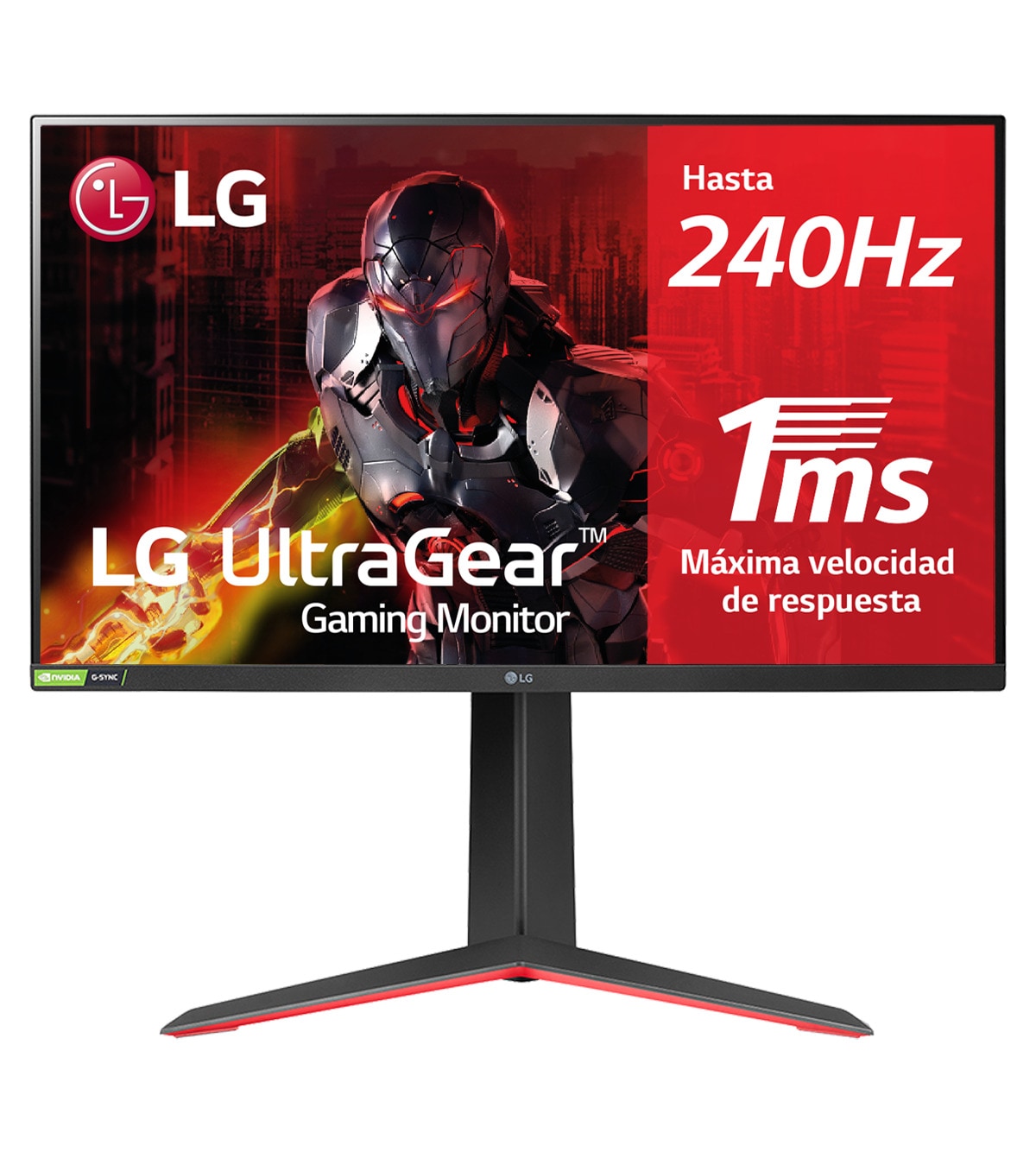 LG 27GP750-B - Monitor Gaming LG UltraGear™ (Panel IPS: 1920x1080p, 16:9, 240Hz, 1ms); compatible con NVIDIA® G-SYNC® y AMD FreeSync™ Premium, 27GP750-B, 27GP750-B, thumbnail 0
