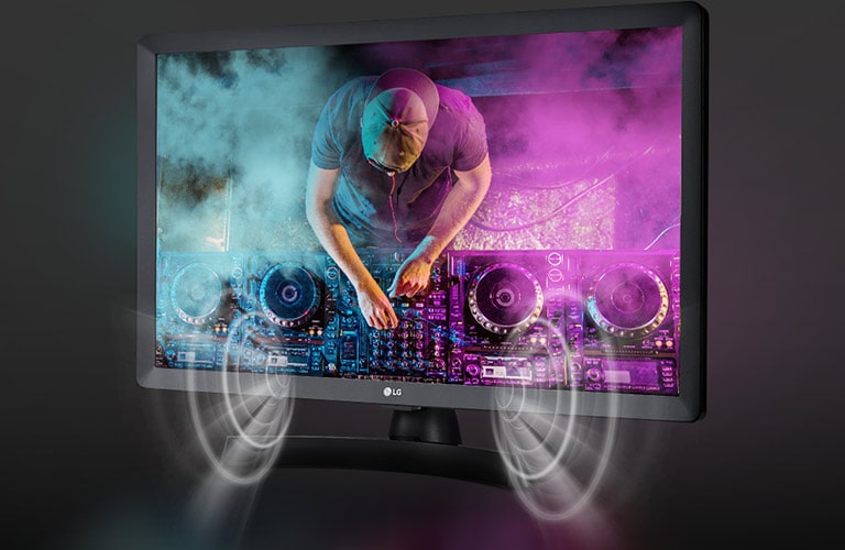 LG TV de Pequeña Pulgada de 28''' de LG HD, LED con Profundidad de Color:  16.7M Millones de Colores. SMART TV WebOS22 Con Asistentes de Voz (ThinQ,  Google y ALEXA por Mando