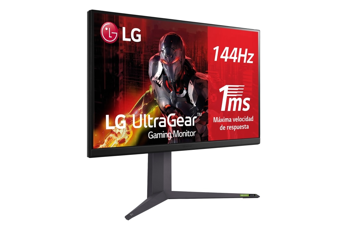 LG 32GR93U-B- Monitor 2.1 Compatible, Lighting. | 16:9, G-Sync™ 3840x2160, DPx1, 400cd/m², gaming entr.: FreeSync™ UltraGear DCI-P3>90%, HDMI Hexagon LG 1.07B:1, NVIDIA HDR10); 1ms, Premium, x2, AMD 144Hz, (IPS: 80cm; USB-Ax3; diag