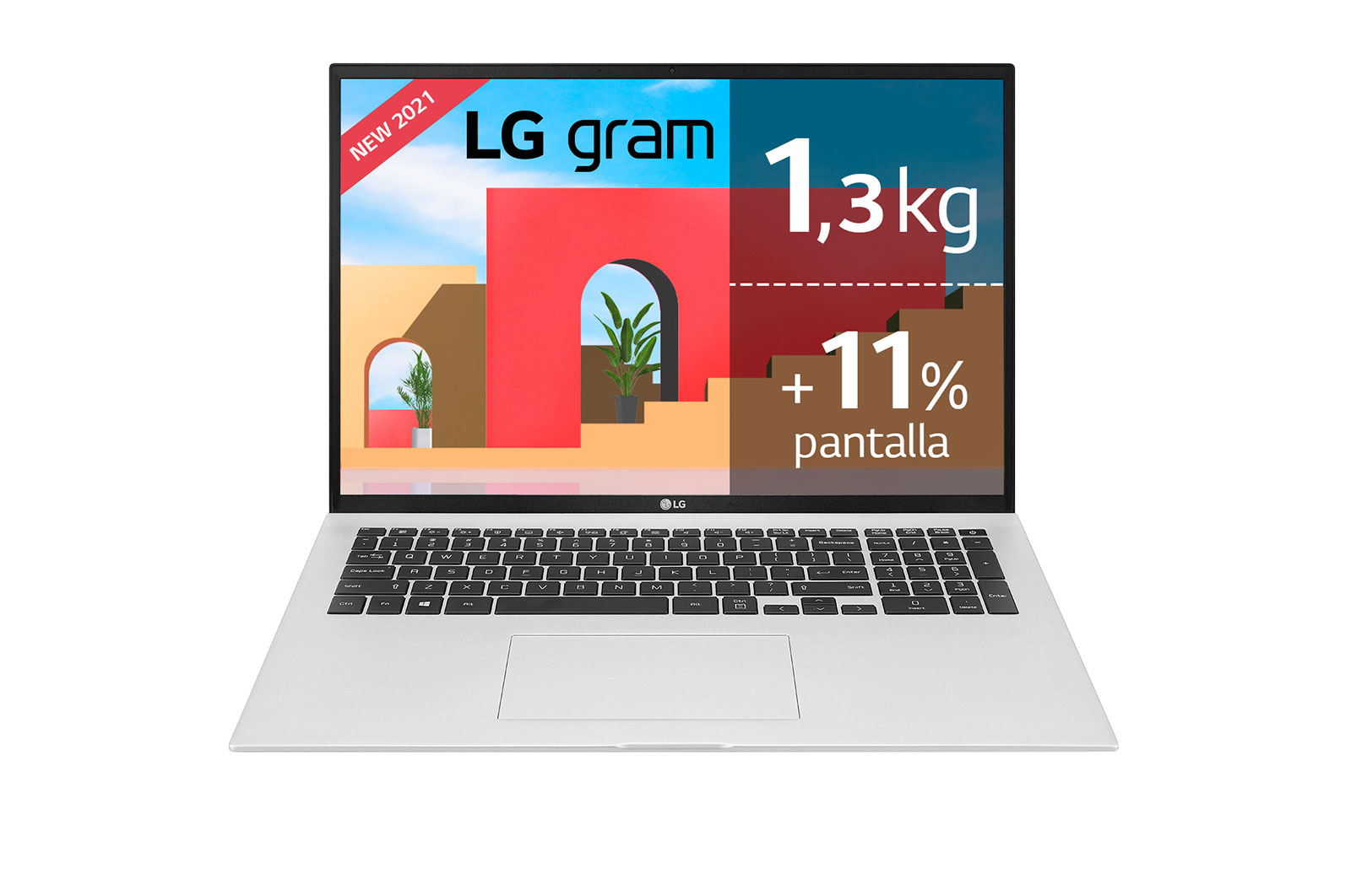 LG gram 17Z90P Windows 10 Home - Portátil ultraligero de WQXGA (
