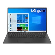 LG gram 17Z90P Windows 11 Home - Portátil ultraligero de 43,2cm (17'') WQXGA 16:10 IPS (1,3 Kg, autonomía 15h, Intel EvoTM i7 11ª gen., Iris Xe,  16GB RAM, 256GB SSD NVMe) Plata - Teclado Español, Vista frontal con teclado, 17Z90P-G.AA72B, thumbnail 2