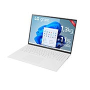 LG gram 17Z90Q Windows 11 Home - Portátil ultraligero de 43,2cm (17'') WQXGA 16:10 IPS (1,3 Kg, autonomía 15h, Intel EvoTM i7 12ª gen., Iris Xe,  16GB RAM, 1TB SSD NVMe) Blanco - Teclado Español, 17Z90Q-G.AA77B, 17Z90Q-G.AA77B, thumbnail 3