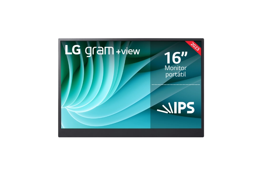LG +view 16MR70/ Monitor portátil/ 0,67Kg/ Compatible con PC y smartphones, 16MR70.ASDWU, 16MR70