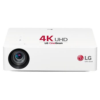 Proyector HU70LS - LG CineBeam con SmartTV webOS 4.5 (hasta 140", fuente LED 4 Canales, 1.500 lúmenes, 3840 x 2160) 150,000:1 1