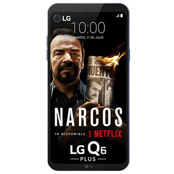 LG Q6 Plus con pantalla Fullvision FullHD de 13.97cm/5.5" y 64 GB de memoria interna1