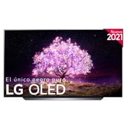 LG 4K OLED, SmartTV webOS 6.0, Procesador Inteligente 4K α9 Gen4 con AI, HDR Dolby Vision, DOLBY ATMOS [Clase de eficiencia energética G], front view, OLED65C14LB, thumbnail 1