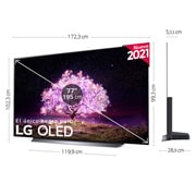 LG 4K OLED, SmartTV webOS 6.0, Procesador Inteligente 4K α9 Gen4 con AI, HDR Dolby Vision, DOLBY ATMOS [Clase de eficiencia energética G], OLED77C14LB, thumbnail 2