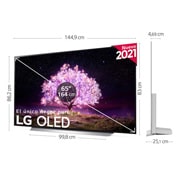 LG 4K OLED, SmartTV webOS 6.0, Procesador Inteligente 4K α9 Gen4 con AI, HDR Dolby Vision, DOLBY ATMOS [Clase de eficiencia energética G], OLED65C16LA, thumbnail 2