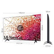 LG 4K NanoCell, SmartTV webOS 6.0, Procesador de Imagen 4k Quad Core [Clase de eficiencia energética G], 65NANO756PR, thumbnail 2