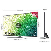 LG 4K NanoCell, SmartTV webOS 6.0, Procesador Inteligente 4K α7 Gen4 con AI, HDR Dolby Vision, DOLBY ATMOS [Clase de eficiencia energética G], 75NANO886PB, thumbnail 2