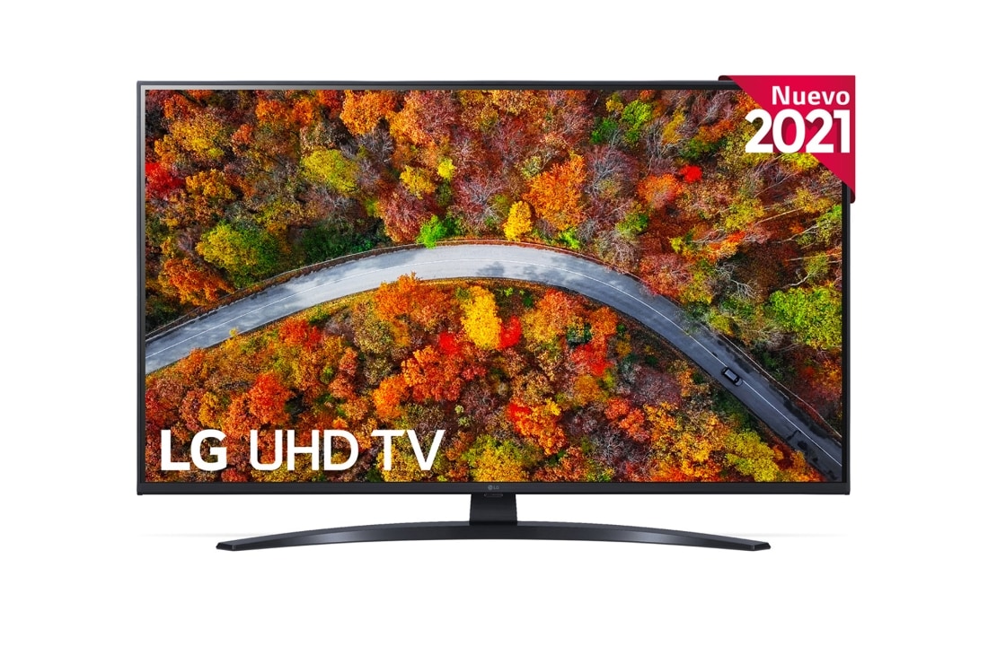 LG 4K UHD, SmartTV webOS 6.0, Procesador de Imagen 4K Quad Core [Clasificación energética G], 43UP81006LR