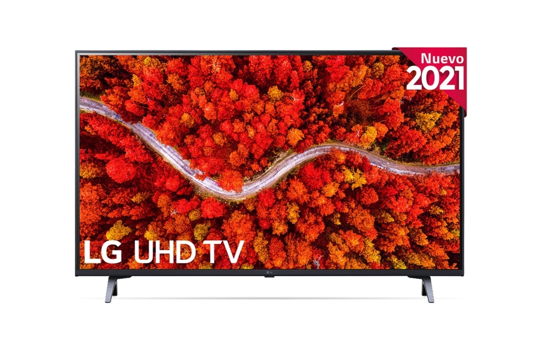 LG 4K UHD, SmartTV webOS 6.0, Procesador de Imagen 4K Quad Core [Clasificación energética G], 43UP80006LA