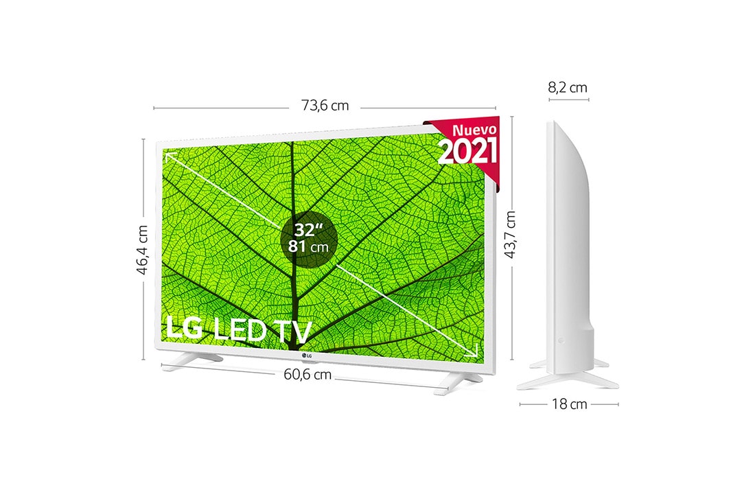 LG 32LQ63806LC Televisor 81,3 cm (32) Full HD Smart TV Wifi Blanco
