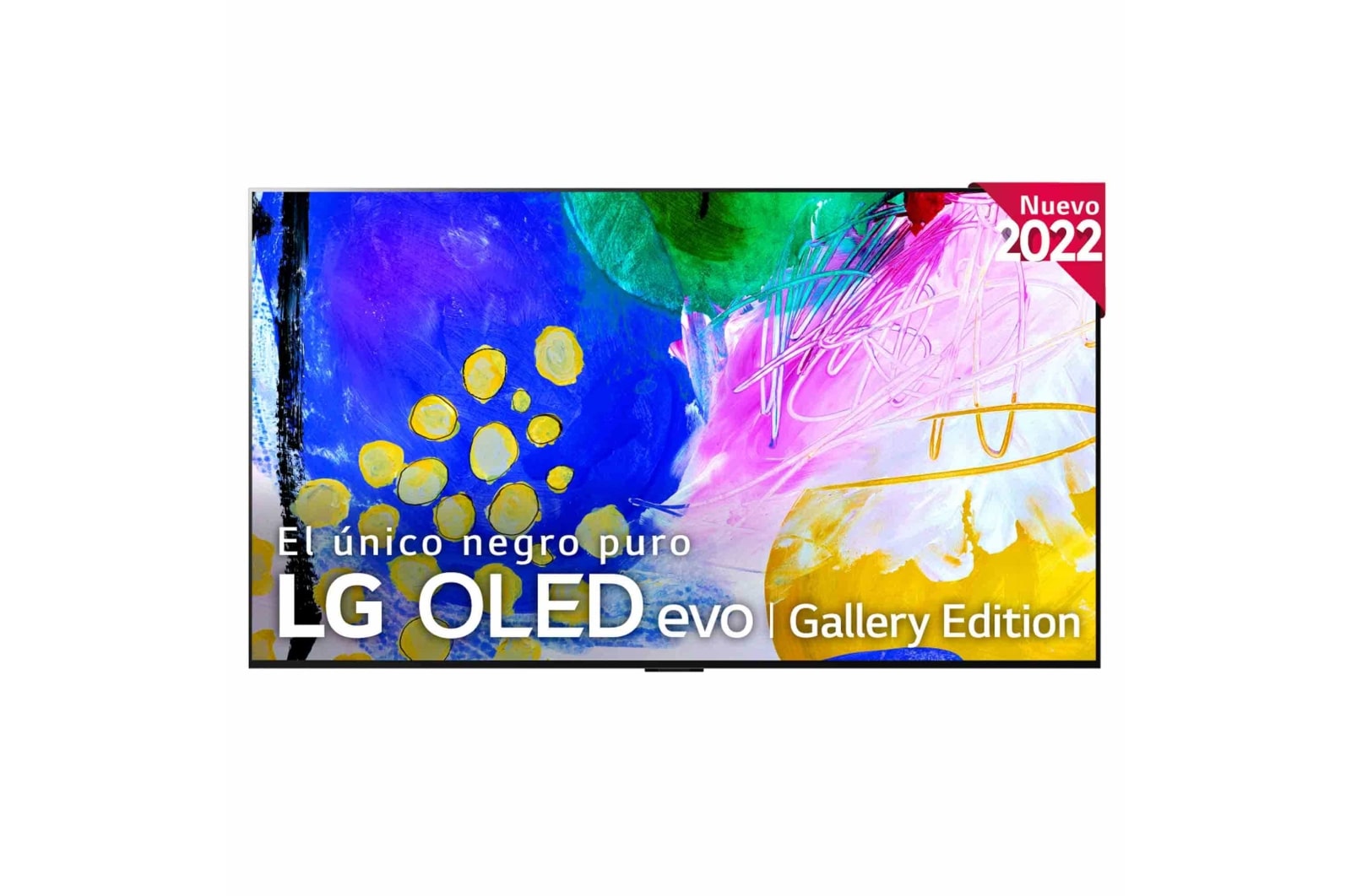 LG Televisor LG 4K OLED evo Gallery Edition, Procesador Inteligente de Máxima Potencia 4K a9 Gen 5 con IA, compatible con el 100% de formatos HDR, HDR Dolby Vision, Dolby Atmos, Smart TV webOS22, el mejor TV para Gaming.<br>Ideal para colgar en la pared., Imagen del televisor OLED83G26LA, OLED83G26LA