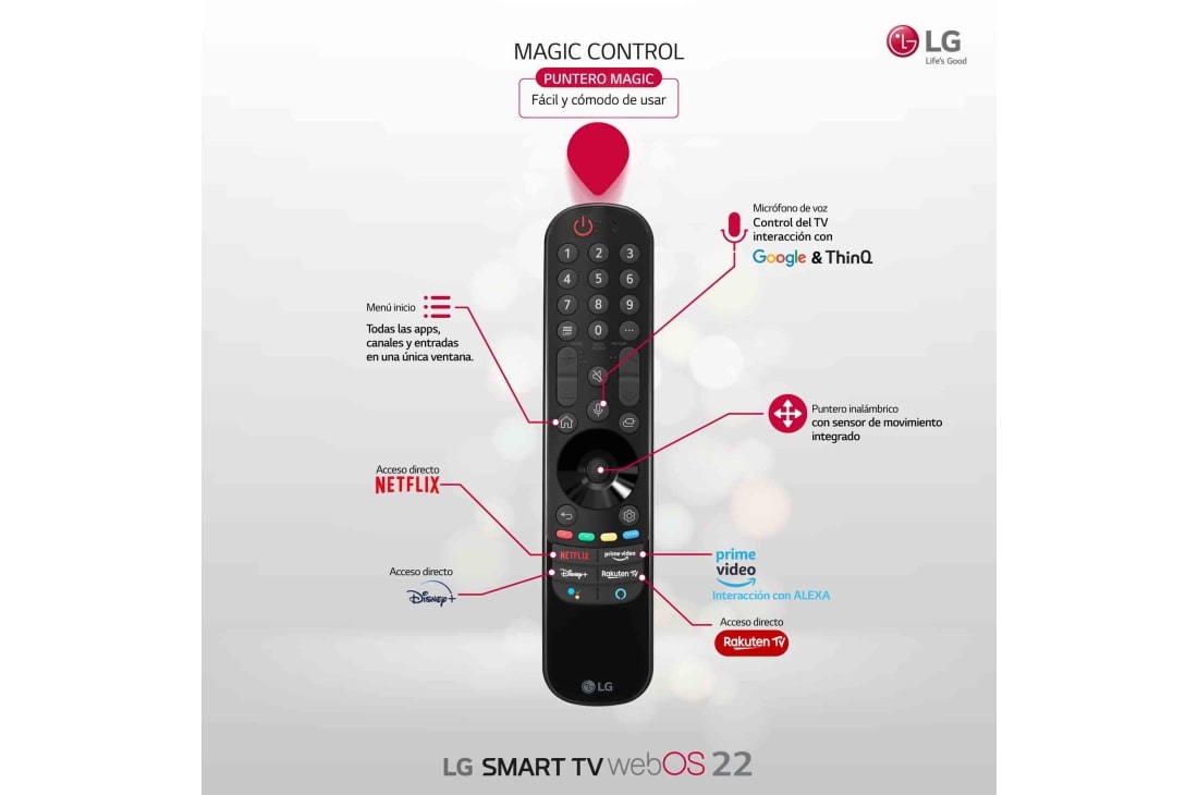 TV QNED 55  LG 55QNED756RA, UHD 4K, Procesador Inteligente α5 4K Gen6,  Smart TV, Azul Ceniza