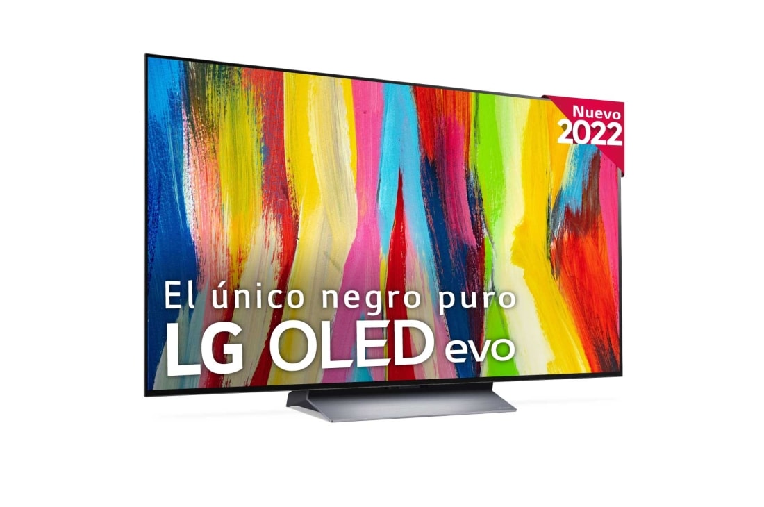 LG Televisor LG 4K OLED evo, Procesador Inteligente de Máxima Potencia 4K a9 Gen 5 con IA, compatible con el 100% de formatos HDR, HDR Dolby Vision y Dolby Atmos, Smart TV webOS22, el mejor TV para Gaming. , OLED77C24LA, OLED77C24LA