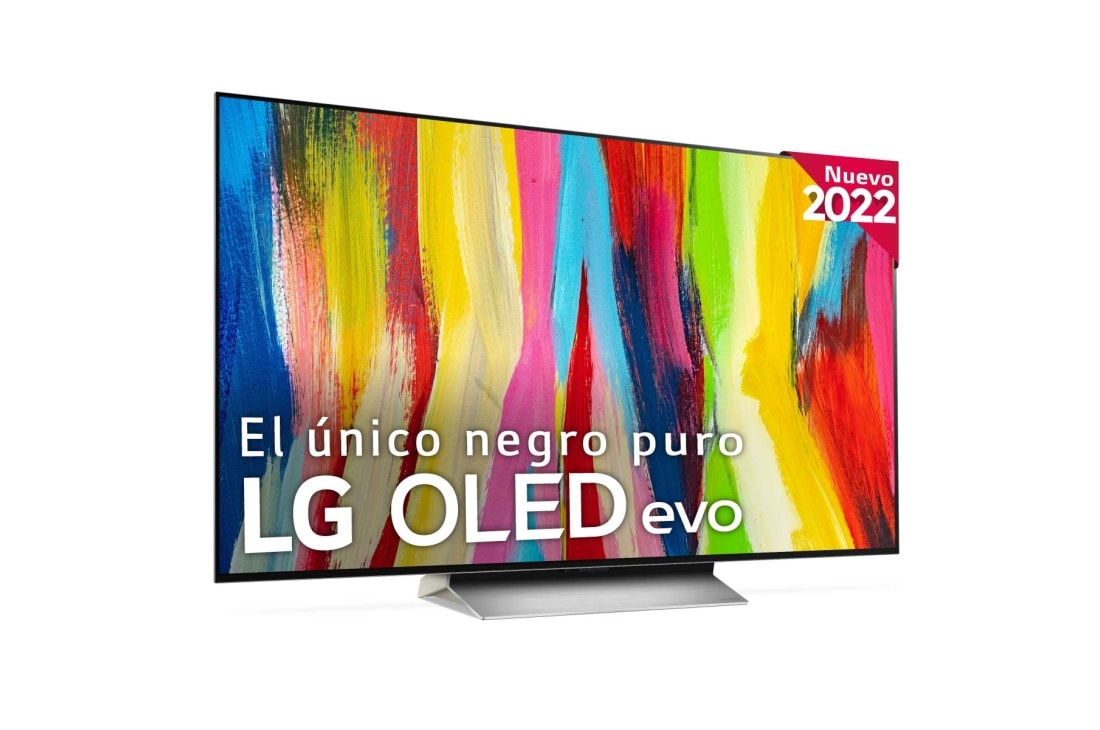 LG Televisor LG 4K OLED evo, Procesador Inteligente de Máxima Potencia 4K a9 Gen 5 con IA, compatible con el 100% de formatos HDR, HDR Dolby Vision y Dolby Atmos, Smart TV webOS22, el mejor TV para Gaming. , Imagen del televisor OLED77C25LB, OLED77C25LB