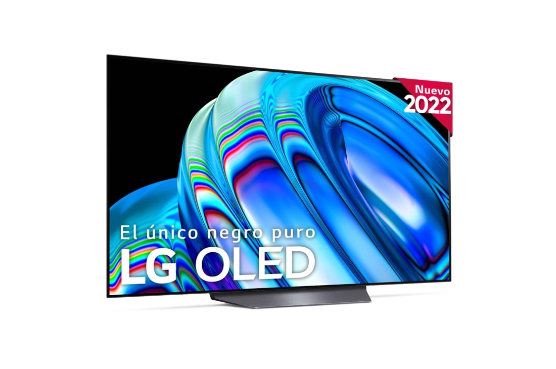 LG Televisor LG 4K OLED, Procesador Inteligente de Gran Potencia 4K a7 Gen 5 con IA, compatible con el 100% de formatos HDR, HDR Dolby Vision y Dolby Atmos, Smart TV webOS22, el mejor TV para Gaming. , Imagen del televisor OLED55B26LA, OLED55B26LA
