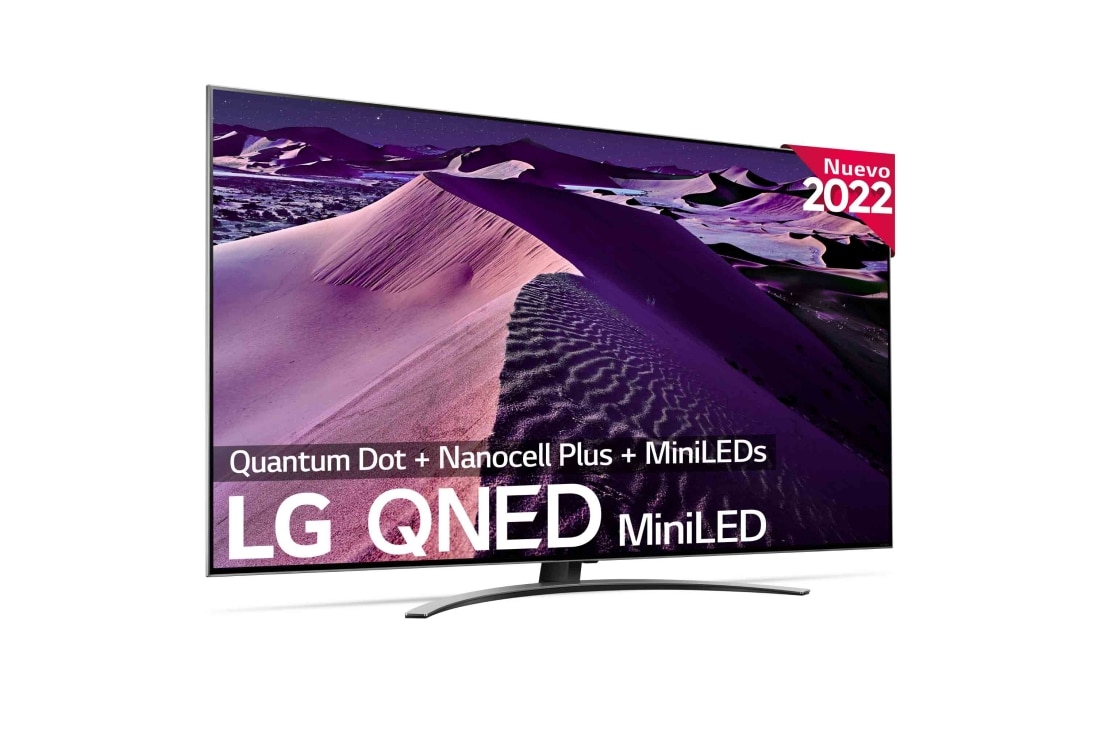 LG Televisor LG 4K QNED Mini LED, Procesador Inteligente de Gran Potencia 4K a7 Gen 5 con IA, compatible con el 100% de formatos HDR, HDR Dolby Vision y Dolby Atmos, Smart TV webOS22, perfecto para Gaming, Imagen del televisor 75QNED876QB, 75QNED876QB
