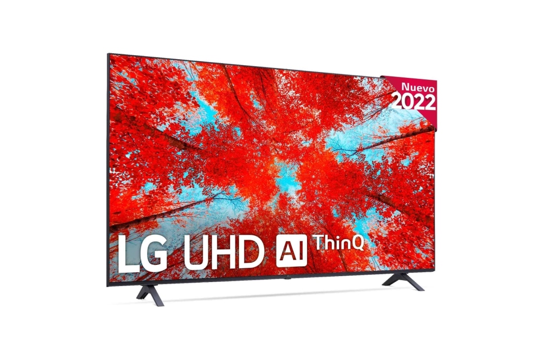 LG Televisor LG 4K UHD, Procesador de Gran Potencia 4K a5 Gen 5, compatible con formatos HDR 10, HLG y HGiG, Smart TV webOS22., Imagen del televisor 55UQ90006LA, 55UQ90006LA