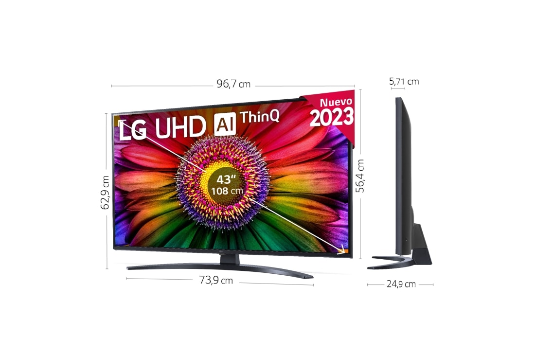 TV LG UHD 4K 43 POUCES 43UR81006 (2023)
