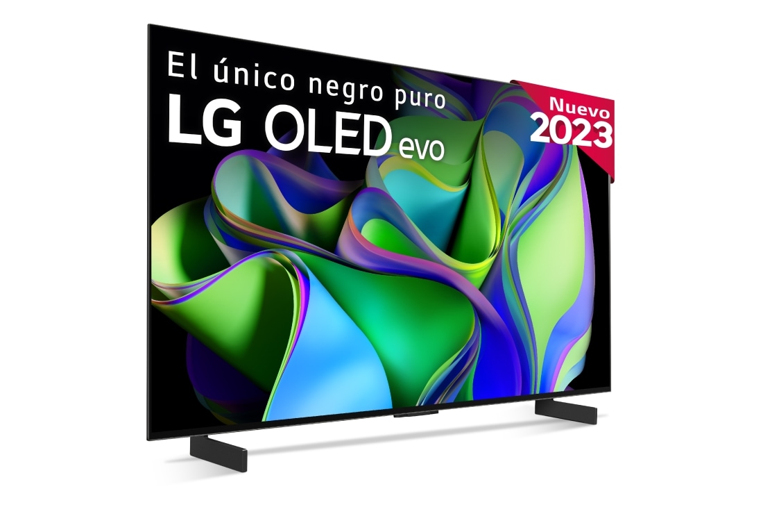 LG TV LG  OLED evo 4K de 42'' C3, Procesador Máxima Potencia, Dolby Vision / Dolby ATMOS, Smart TV webOS23, el mejor TV para Gaming., OLED42C35LA, OLED42C35LA