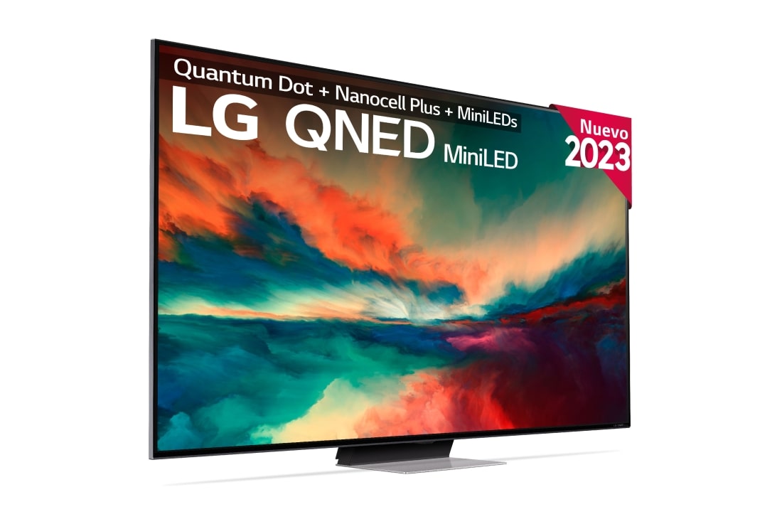 LG TV LG  QNED MiniLED 4K de 65'' Serie 86, Procesador Gran Potencia, Dolby Vision / Dolby ATMOS, Smart TV webOS23, perfecto para Gaming., 65QNED866RE, 65QNED866RE
