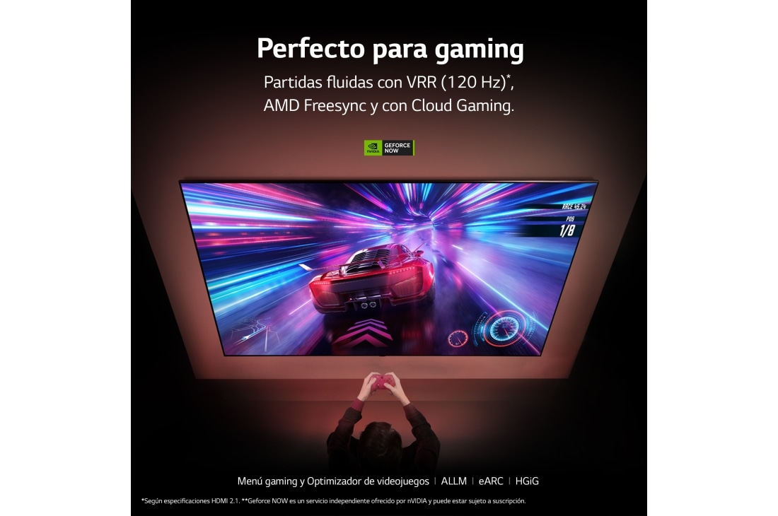 LG TV LG QNED 4K de 43'' Serie 75, Procesador Alta Potencia, HDR10 / Dolby  Digital Plus, Smart TV webOS23