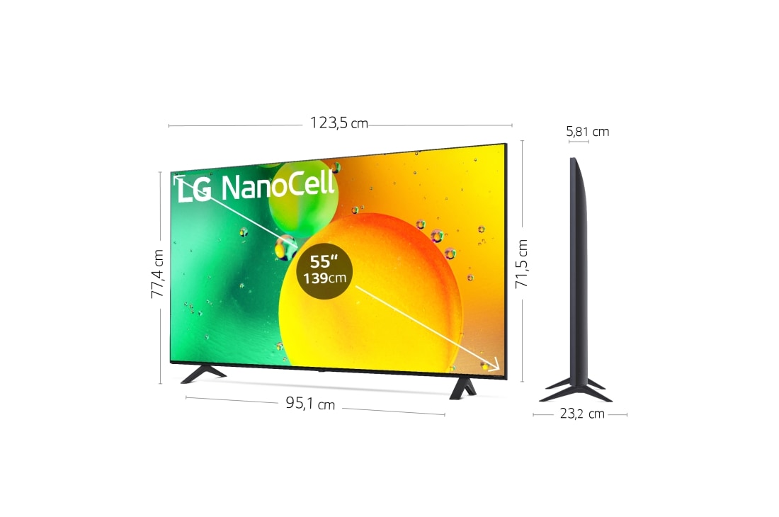 LG - Televisión 32 pulgadas (81 cm) FHD, Smart TV webOS22