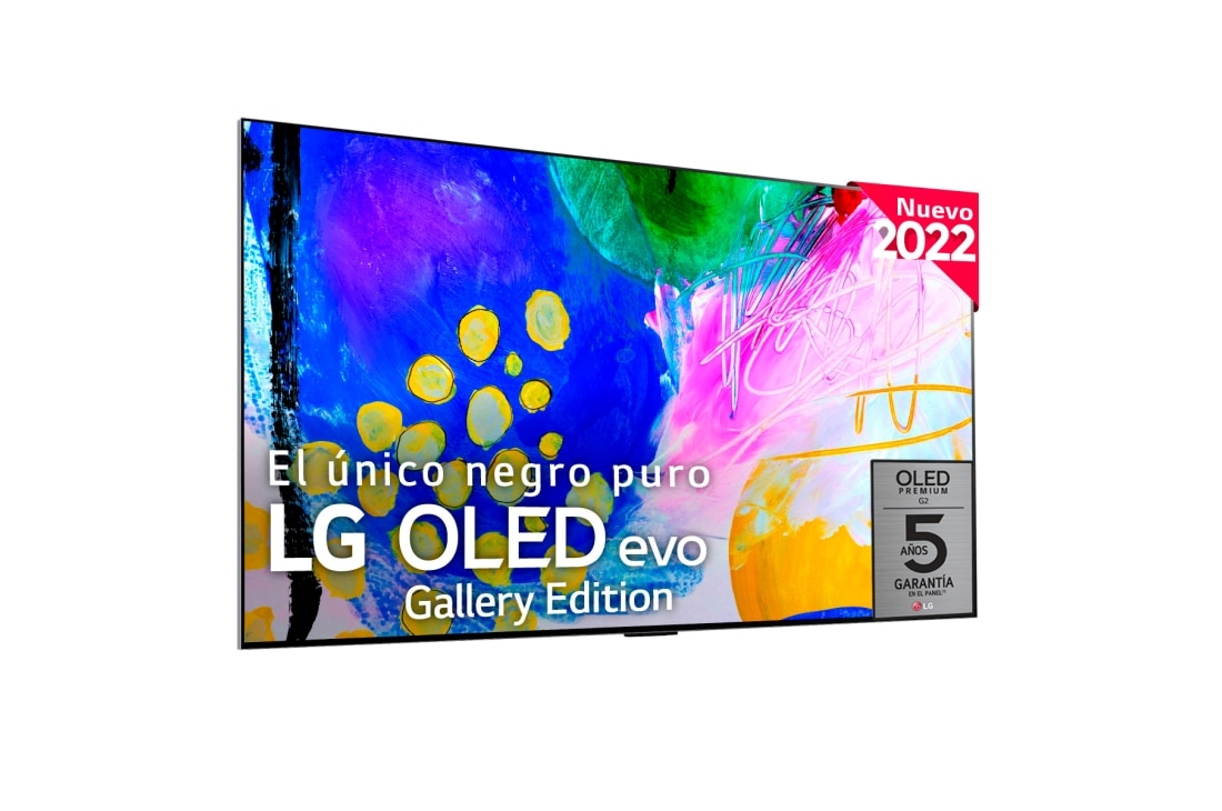 LG 55 pulgadas Smart TV LG OLED evo G2 4K 2022, right side view, OLED55G29LA