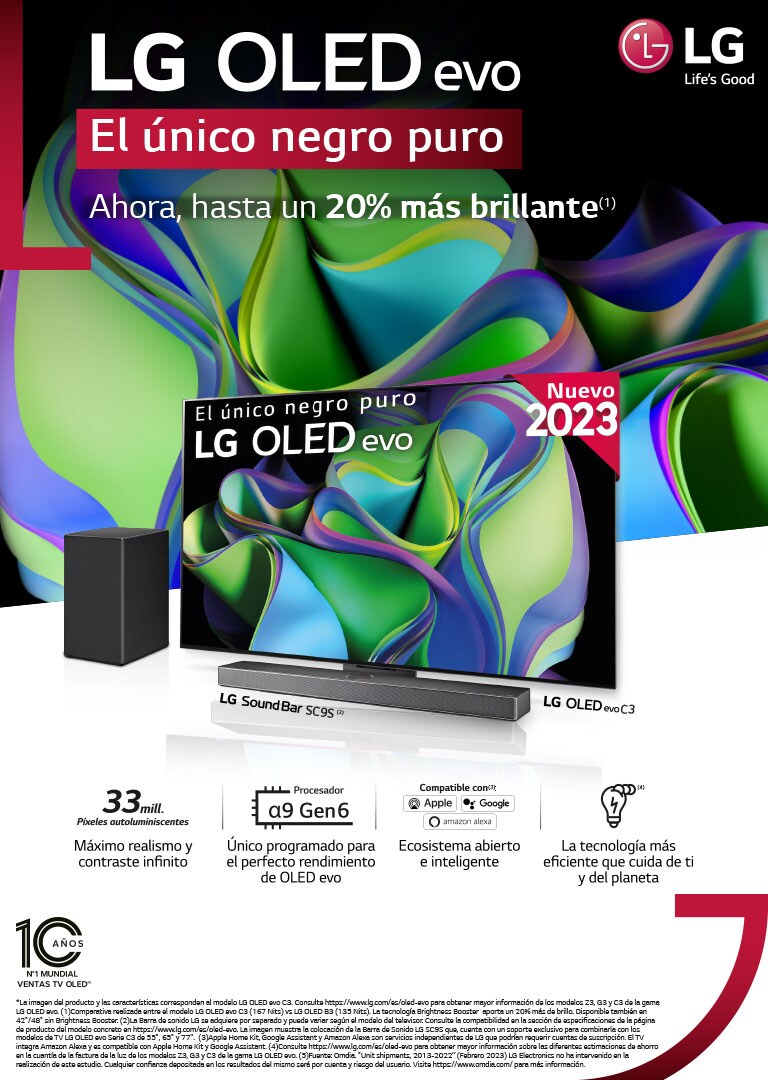 LG OLED + barra 2023