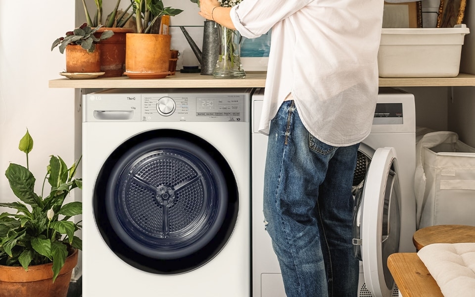 lavadora y secadora smart lg