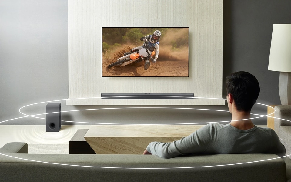 LG Barra de sonido SC9S perfecta para TV OLED C con IMAX mejorado y Dolby  Atmos