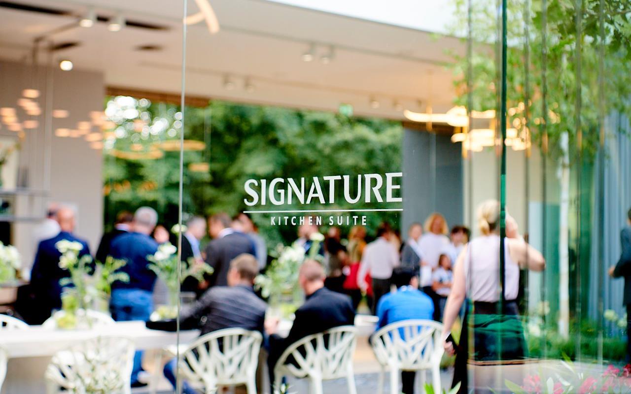 IFA 2018: A view of the summer garden in the SIGNATURE KITCHEN SUITE area at LG's exhibition