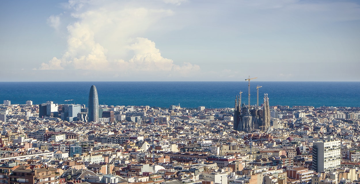 Vista ciudad de Barcelona