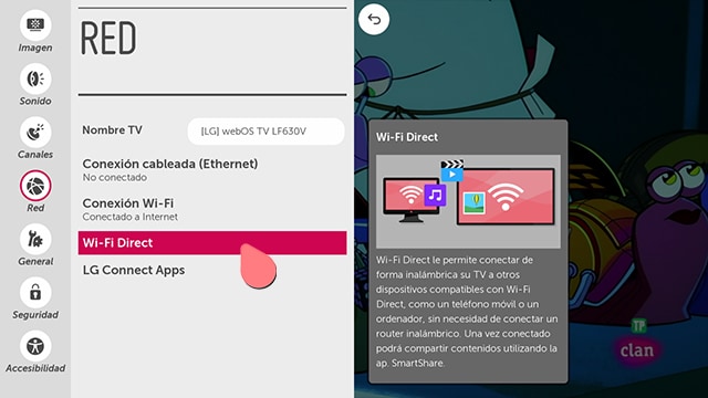 como conectar un smart tv lg a wifi