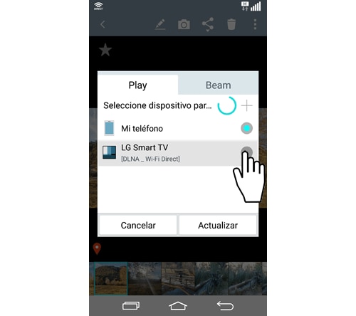 como conectar wifi direct smart tv lg
