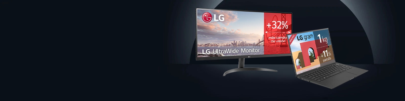 Monitores y ordenadores LG